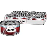 Sterno Fuel Cans - 4-Hour Burn, (12-Pack) Chafing Dish Fuel Can Burners for Food Warmer, Resealable Chafer Fuel Canned Heat, Safe Heat