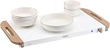 Cooks Professional 4-Section Buffet Warmer 7.2 Litre Capacity Nordic White view 8