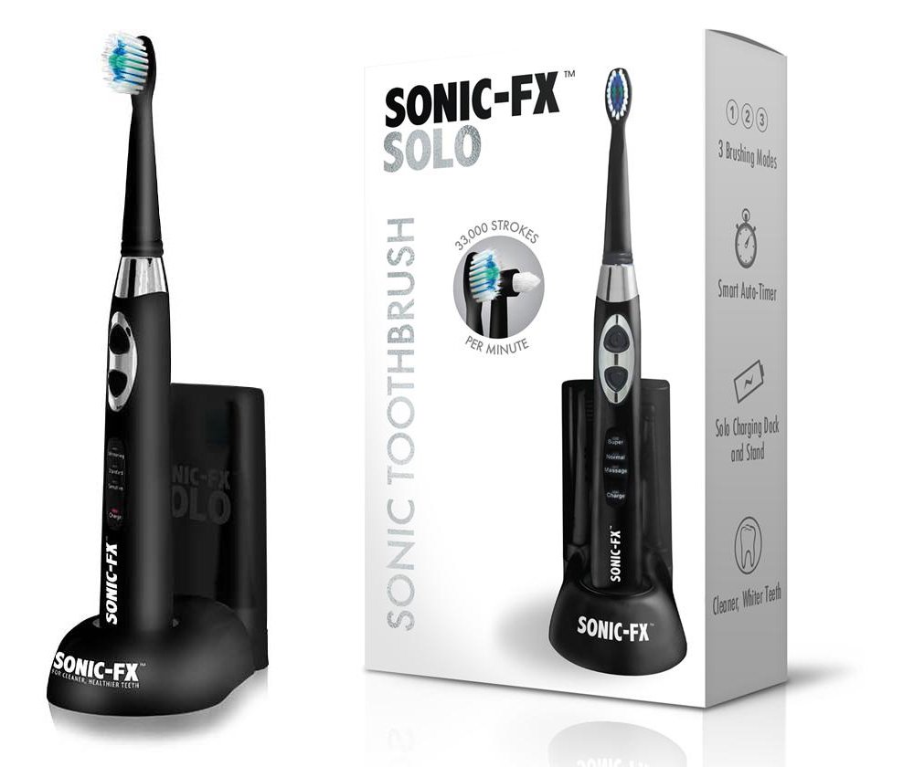 SonicFX Replacement Brush Heads 4Pack (Black) Beauty