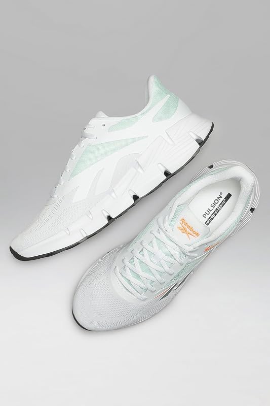 Baskets Zig DYNAMICA 6 pour Homme, FTWR White/Tranquil Teal/Atomic Tanger, 43 EU
