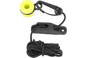 Downrigger Weight Retriever, Durable Fishing Trolling Weight Retriever with Snaps, Cleat, Fairlead & 78 Inch Cord for Deep-Se