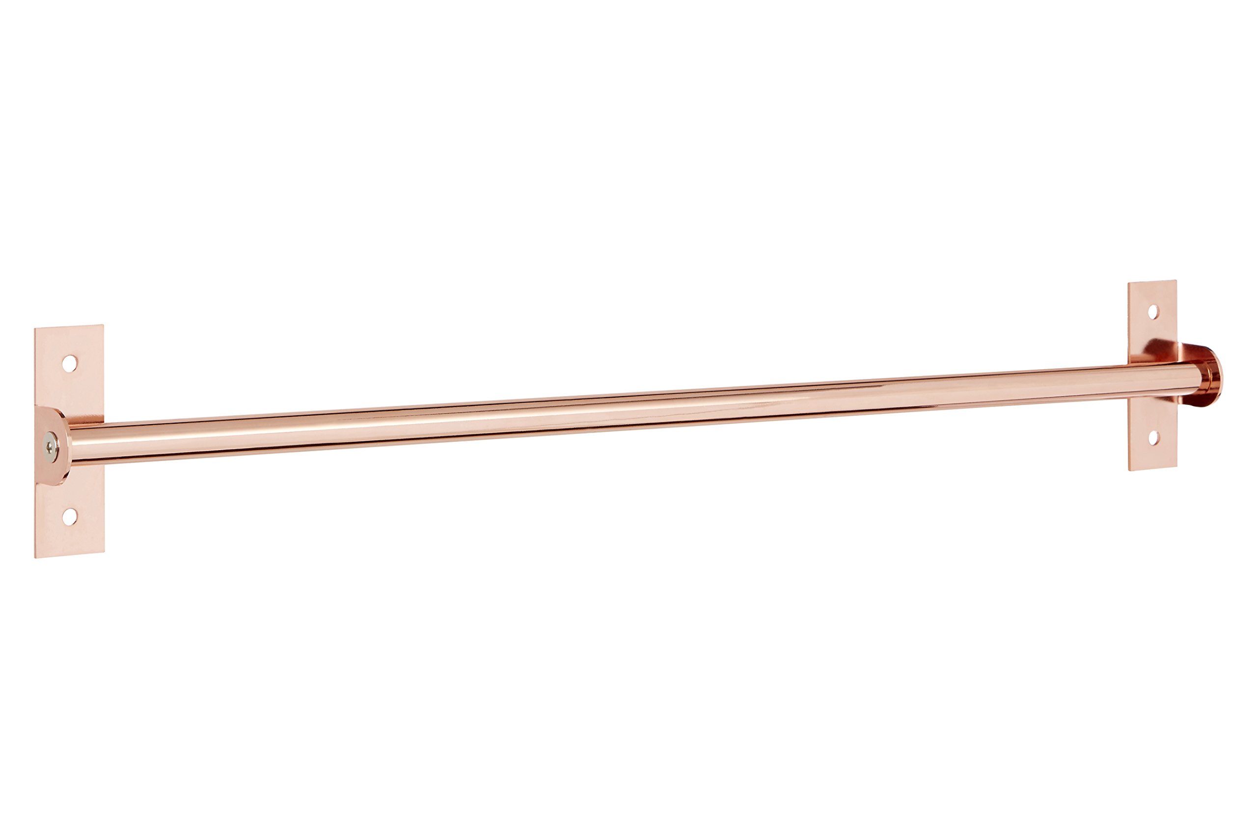 Premier Housewares 507204 Sorello Hanging Rail, Iron, Rose Gold, 4 x 60 x 9 cm