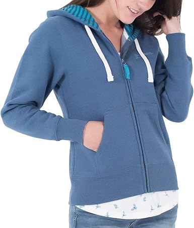 ladies navy hoody