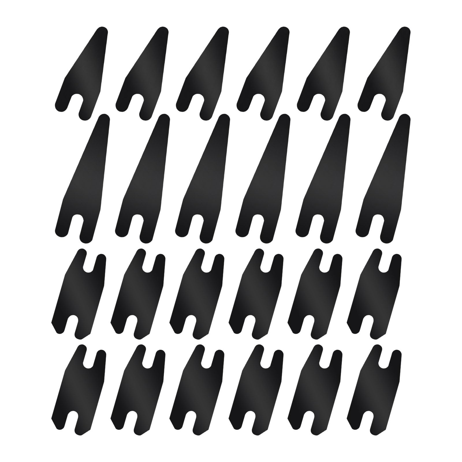 BAMTTOO 24pcs Black Tattoo Spring Tattoo Machine Springs Set Front Back Rear Tattoo Machine Repair Springs Tattoo Parts Supplies Kit for Tattoo Artist Tattooists