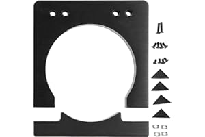 WALFRONT CNC Motor Clamp Mount Bracket, 71mm Shaft Spindle Motor Mount Holder with M5 Nut Connector, Compatible for OpenBuilds Cable CNC