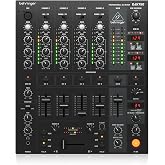 Behringer PRO MIXER DJX750 Professional 5-Channel DJ Mixer with Advanced Digital Effects and BPM Counter