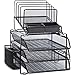 Lorell Divided 4-Tier Desktop Organizer