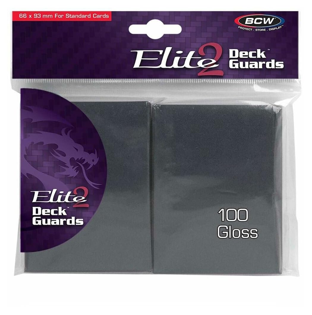 Elite 2 Gloss Card Sleeves - Cool Gray (100)