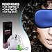 KAMOSSA Silk Sleep Mask Adjustable Eye Mask Super Lightweight Sleeping Mask Free Earplugs Bags(2 Pack)
