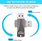 FISTAD 128GB USB 3.0 Flash Drive Metal Waterproof Pen Drive Portable Black view 3