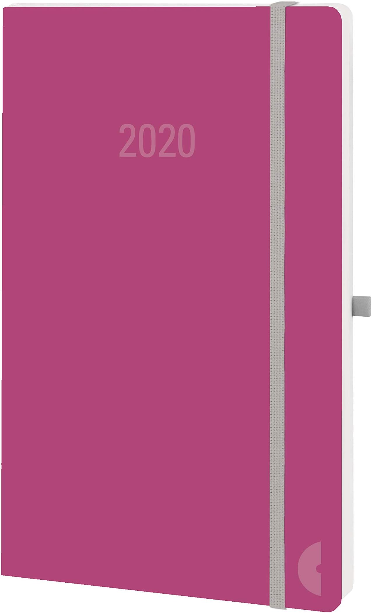 Chronoplan 2020 50980 Book Calendar A5 Soft Cover 1 Week / 2 Pages Red