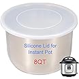 Silicone Lid for Instant Pot 8QT (10.23IN), Premium Silicone Cover Accessories Fits Instant Pot 8 Quart, Reusable Lid Replace