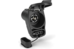 GLUWPA 7-Way to 7-Pin and 4-Pin Trailer Adapter, 2-in-1 Design - Plug and Play Dual Port Extender, 7 Pin Connector to 7-Way B