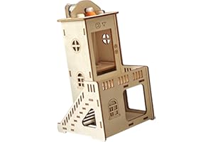 Milageto DIY Elevator Toy Kit Science Experiment Kit Develop Skill Educational Physical Model for Elementary Boys Girls