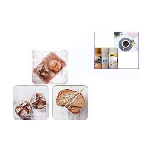 Compra Cisne 2013, S.L. Set de 3 Posavasos Cuadrados para Bebida ...