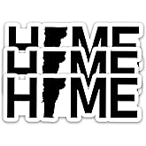 (3PCS) Vermont Sticker – Vermont Home Map Waterproof Vinyl US State Decal for Water Bottles, Laptops, Scrapbooking, Travel Gift, Local Pride, 3 x 1 inch