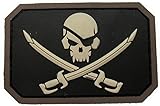 Pirate Skull Flag Morale Patch - PVC