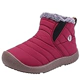 Zefani Kids Waterproof Snow Boots Winter Anti-Slip
