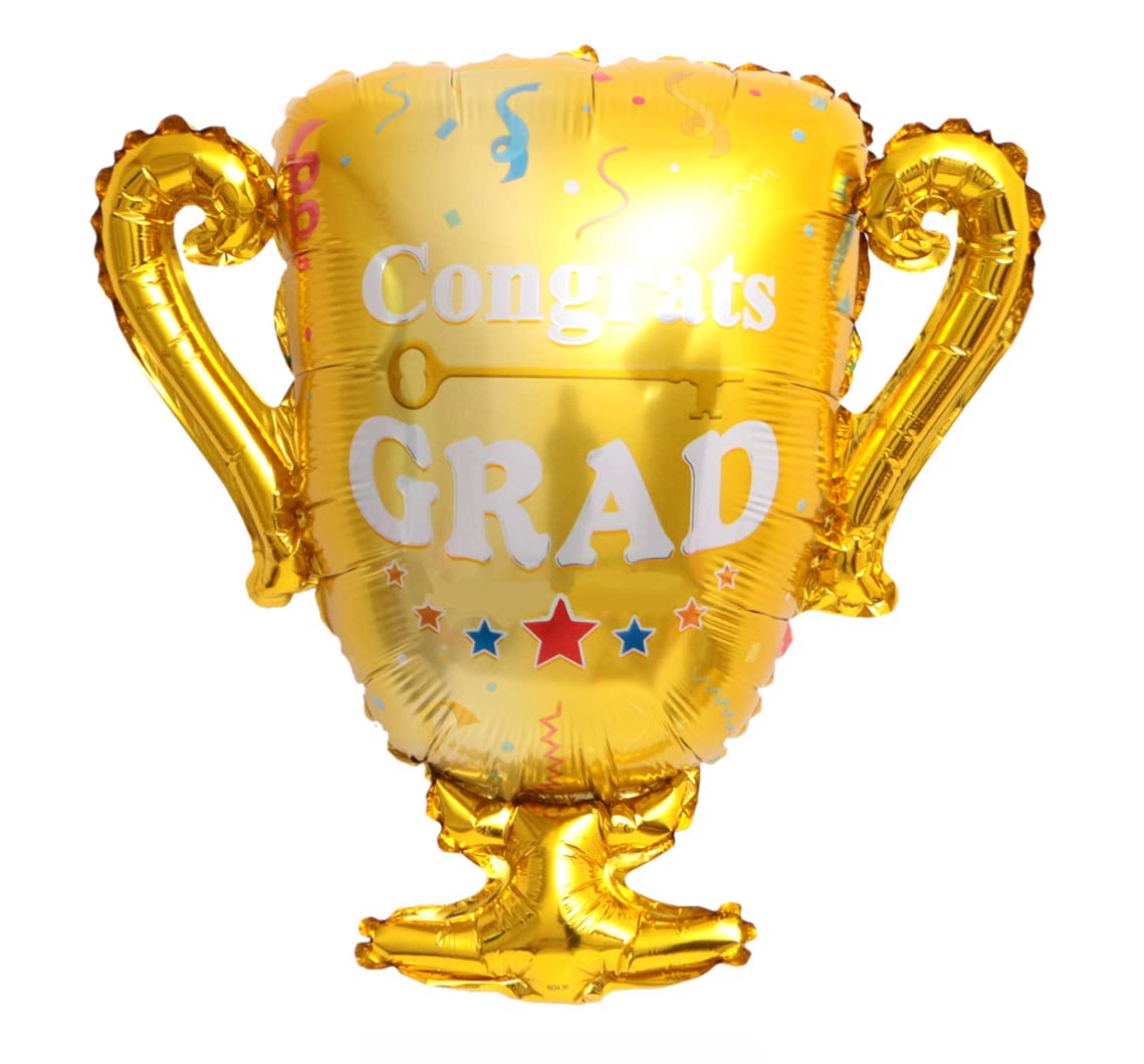 Trophy Graduation Foil Balloon, 70cm (2 pack)