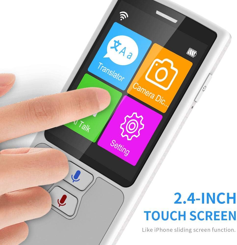 FRA- Traducteur de langue 4.0in HD écran tactile Portable intelligent