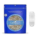 Capsuline Size 0 Empty Gelatin Capsules, Clear