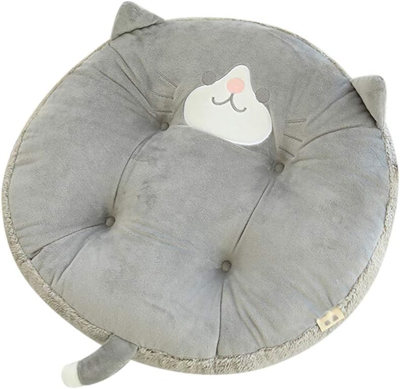 MIS1950s Luxury Padded Cushion Ultra Soft Chair Seat Pads Home Decor Cute Cafe Cat Round Cushion