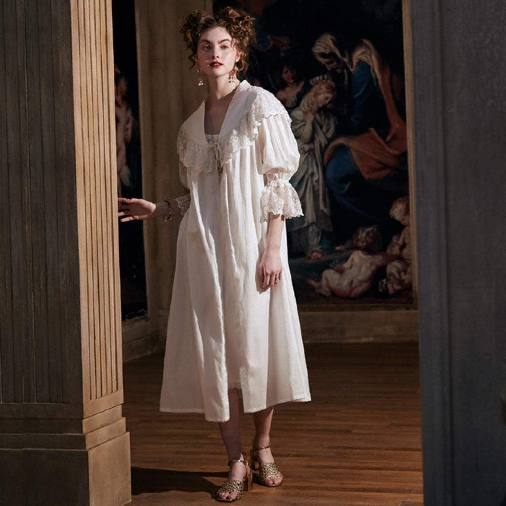 cotton nightdress and dressing gown set