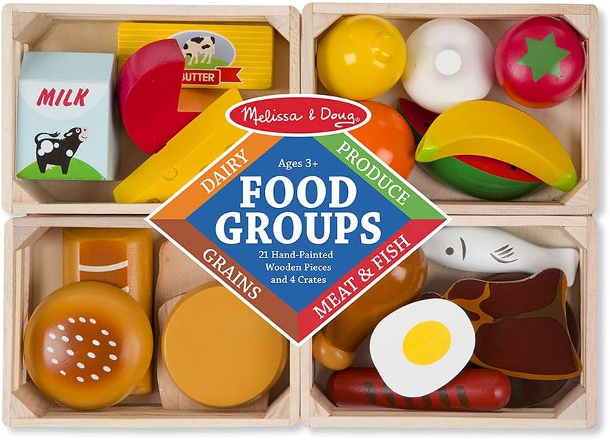 melissa and doug wooden kitchen food