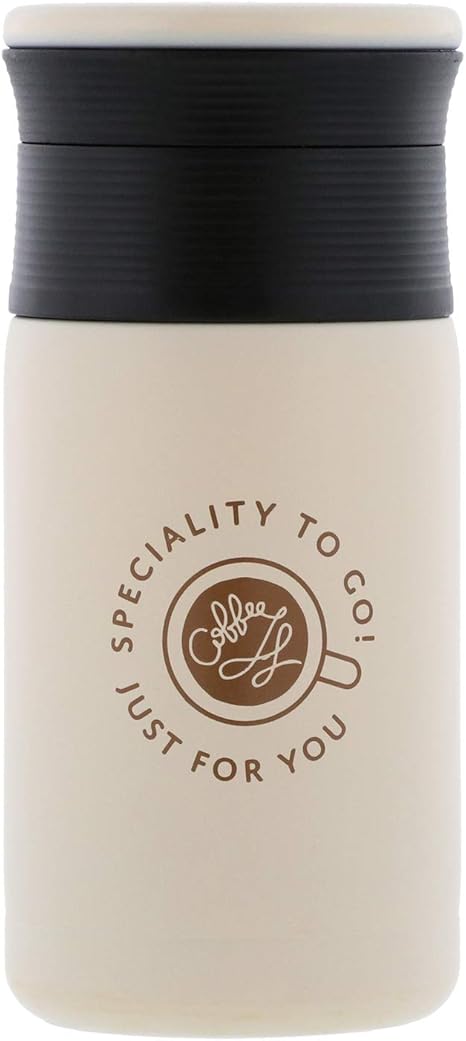 Amazon Co Jp ベストコ マグボトル 0ml アイボリー コーヒーフォーユー カフェマグボトル 保温 保冷 Nd 6811 ホーム キッチン