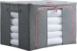 WXQP Bolsa de Almacenamiento Plegable, 2 Bolsas con Asas Fuertes con