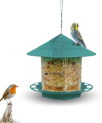 ®, Comedero Colgante para Pájaros, Exterior, Capacidad 1.2L, Balcón y jardín, Educación al Aire Libre, Pico, Alimentación de Aves, Elemento Decorativo