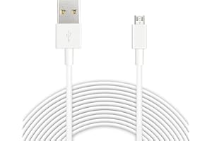 ANLINK 10Ft 3M Power Extension Cable for Wyze Cam, YI Camera, Nest Cam, Blink, Netvue, Kasa Cam, Cloud Camera, Furbo Dog, Arlo Q, USB to Micro USB Extension Charging and Data Sync Cord