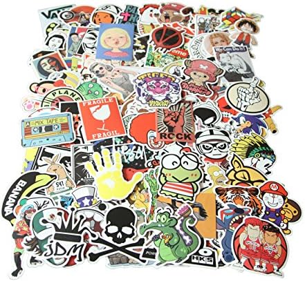 Graffiti Stickers Bicycle Motorcycle laptops Car Suitcase Luggage Decals Bumper Stickers 100 pieces StyleD