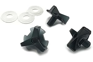 O'Neal 2 SRS Unisex-Adult Helmet Visor Screw Kit (Black, One Size)