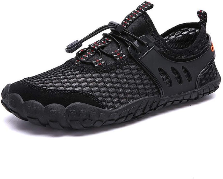 YFDYG Zapatos De Playa,Black Aqua Shoes Unisex Water Shoes