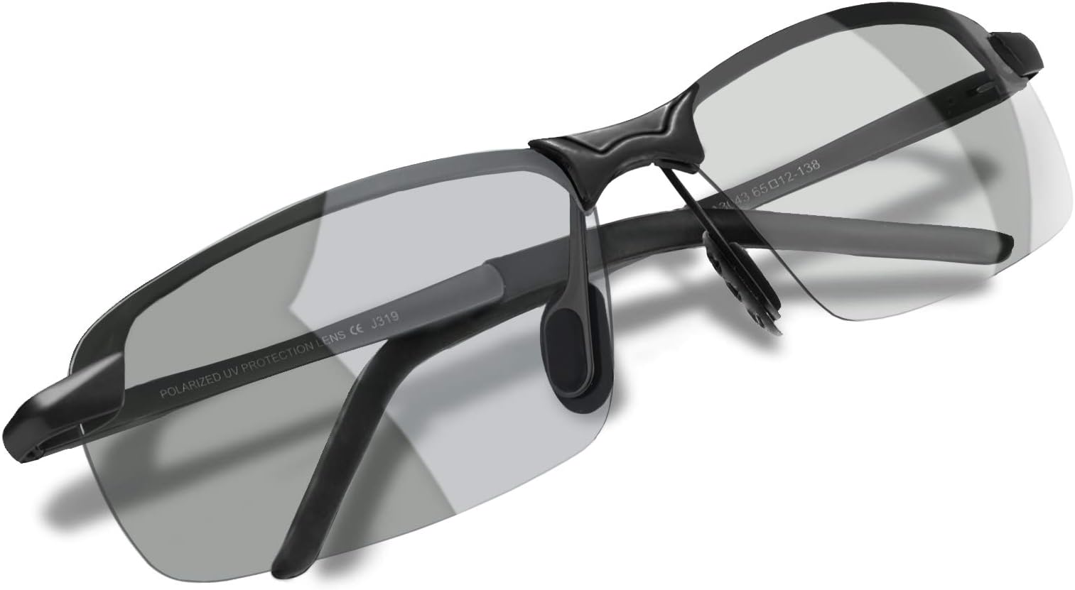 WHCREAT Mens Photochromic Polarized Sunglasses for Driving Outdoor Sport with Ultra-light AL-MG Frame