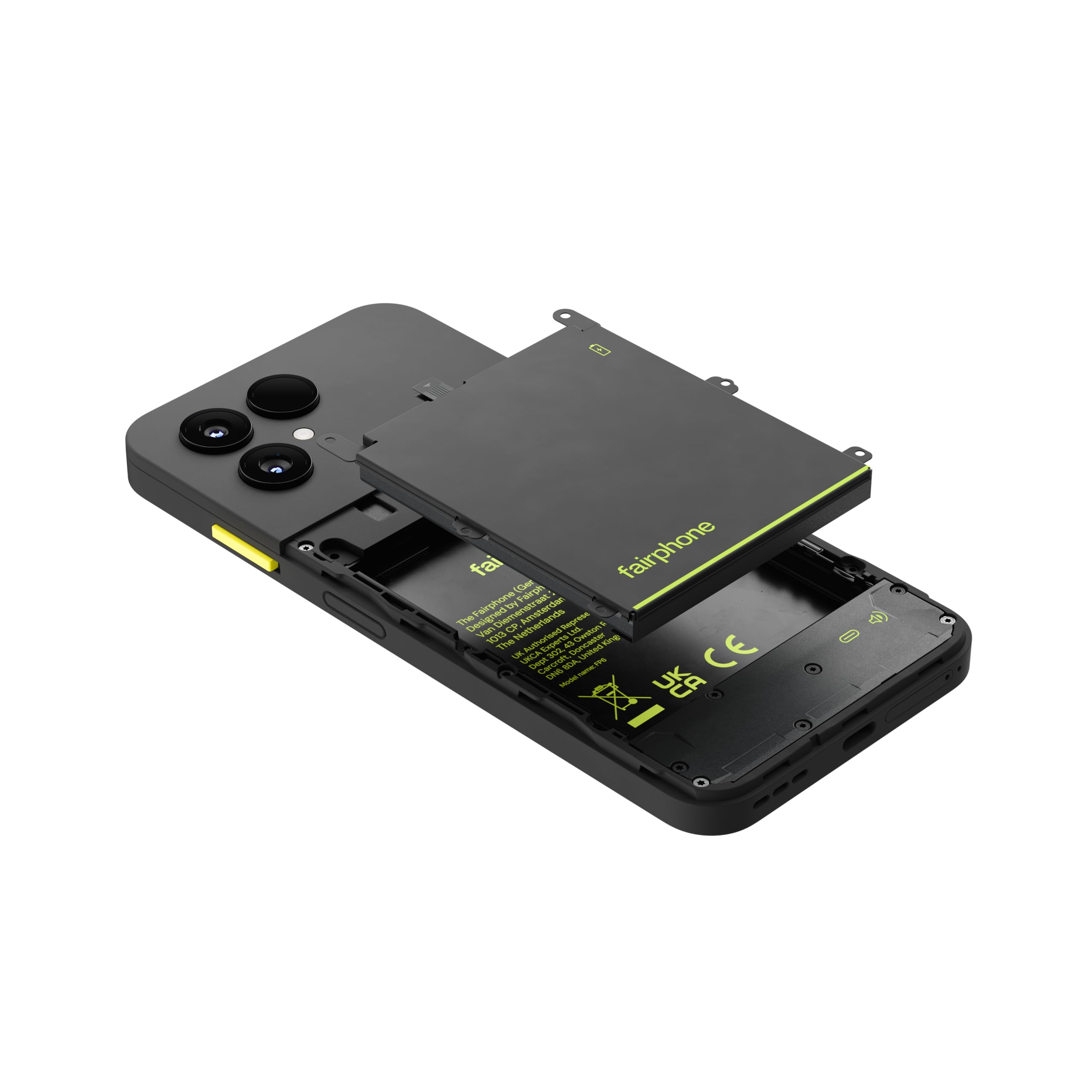 Fairphone Gen. 6 (reparierbares, nachhaltiges und langlebiges Smartphone (6,31"-Display, 50-MP-Dual-Kamera, 8GB/256GB, 4415 mAh, Android 16)) inkl. iFixit Schraubendreher 7