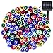 LE Christmas LED Fairy String Lights, Solar Power, RGB, 100 LEDs 55 ft/17m, Waterproof, Multi-color, Light Sensor, Ambiance Lighting, Wedding, Party, Patio, Holiday, Festival, Celeration, Decoration
