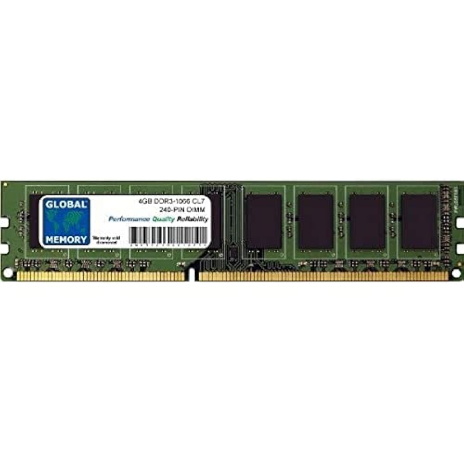 4GB DDR3 1066MHz PC3-8500 240-PIN DIMM MEMORY RAM COMPATIBLE WITH PC DESKTOPS/MOTHERBOARDS