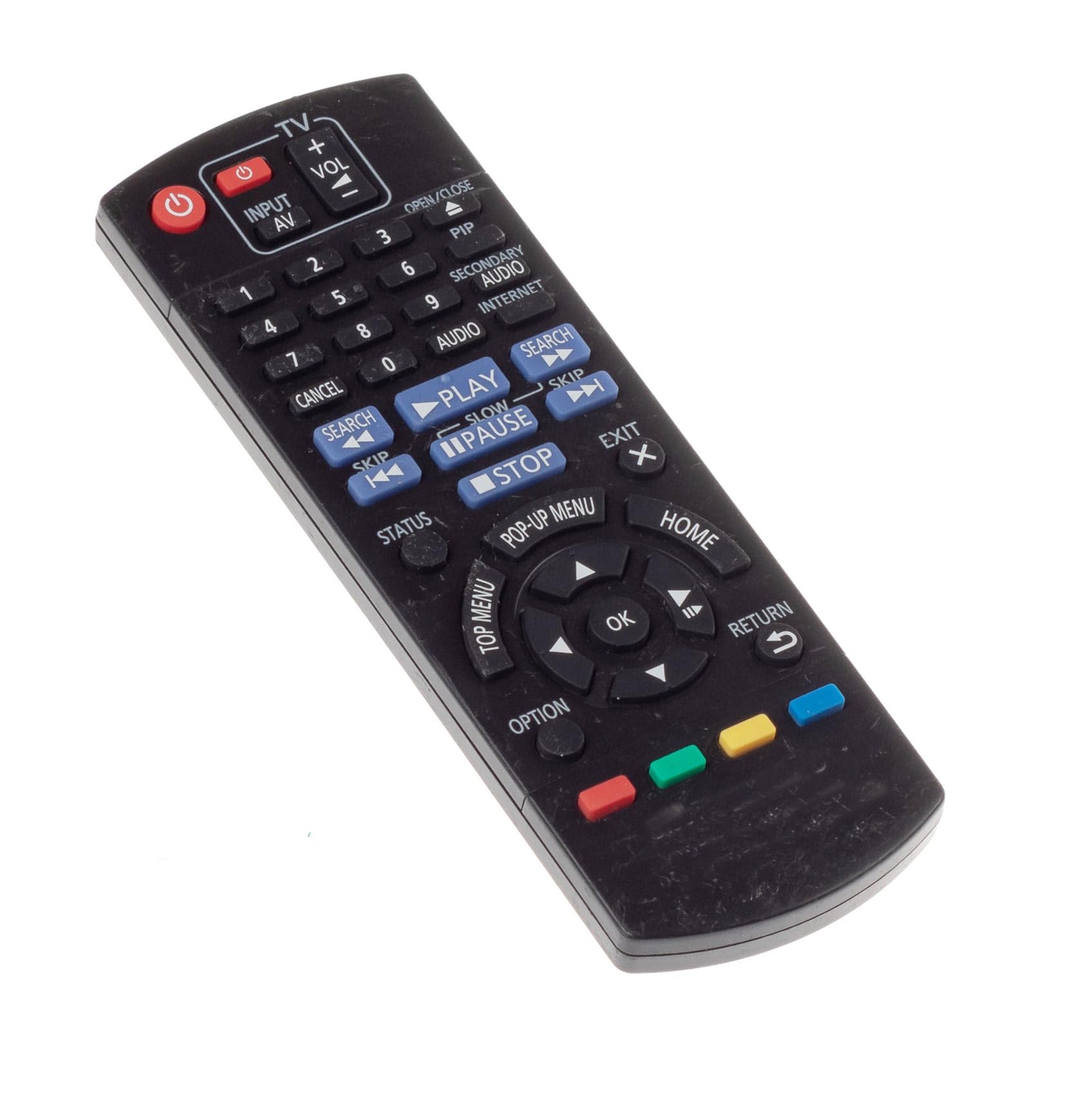 AULCMEET N2QAYB000956 Replacement Remote Control Compatible with Panasonic Blu-ray Disc/DVD Player DMP-BD-813, DMP-BD81, DMP-BDT160, DMP-BDT161, DMP-BDT260, DMPBD-813