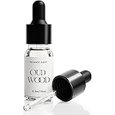 The Magic Scent Oud Wood Home Fragrance - Cold-Air & Ultrasonic Scented Oils for Diffuser - Woody Oud & Bergamot Essential Oils for Diffusers Aromatherapy - Diffuser Scent for Home - 0.3 fl oz, 10 mL