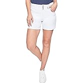 Royalty for Me Womens Women's 3-Button Shorts with Frayed Cuff
