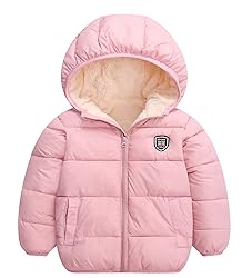 Happy Cherry Toddler Girls Fleece Jacket Hooded