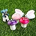 BESTOMZ Miniature Garden Ornaments, 58 Pieces Ornament Kits Set for DIY Fairy Garden Dollhouse Decor
