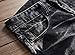 Men's Winter Vintage Washed Old Straight Fit Stitching Relaxed Jeans Black 38