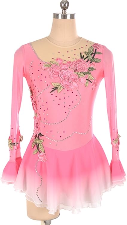 Pink figure skating dress Clearance