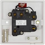 Status 13A Fused Spur Switch White Plastic with Light Indicator S13AFSSWNB4 view 2