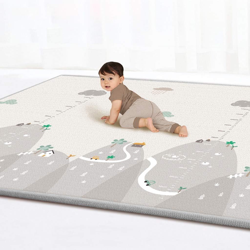 CAIfnv Baby Play Mat - Large Double Sides Non-Slip Waterproof Portable for Playing or Crawling,Beach Carpet Outdoor Indoor (A)