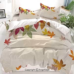 Conjunto de funda nórdica de decoración de decoraciones de otoño