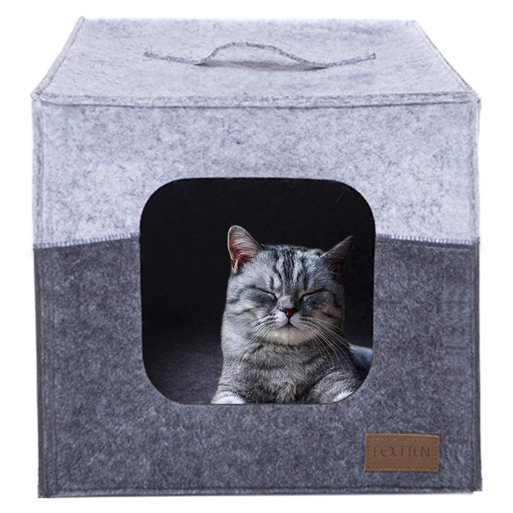 Buy Thick Felt Cat Cave for IKEA Shelf Cat Bed with Pillow